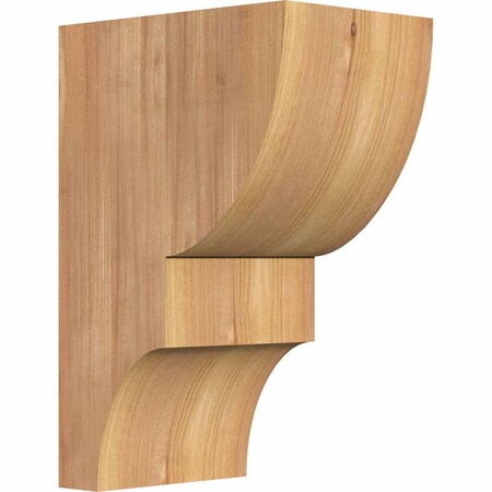 Ekena Millwork Ridgewood Smooth Corbel, Western Red Cedar, 5 1/2"W x 8"D x 12"H COR06X08X12RID00SWR